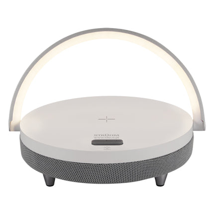 Candeeiro Secretária c/ Coluna Bluetooth e Carregador-Iluminacao e led-Struhm-Music Stage