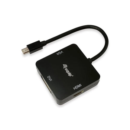 Adaptador Mini DisplayPort / HDMI/DVI/VGA Fêmea-Fichas e cabos-Equip-Music Stage