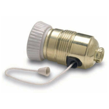 Suporte Lâmpada E27 - Latão - c/ Interruptor-Iluminacao e led-SMI-Music Stage