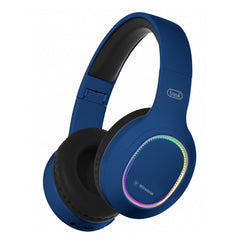 Auscultadores Bluetooth c/ LED - DJ 12E60 - Azul