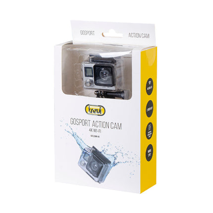 Câmara de Acção Wi-Fi 4K c/ Caixa Subaquática GO 2500-Trevi-Music Stage