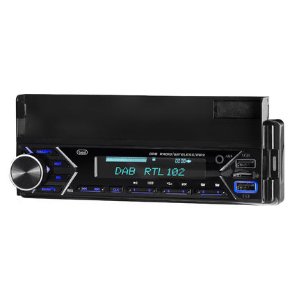 Auto Rádio FM 160W USB/SD/AUX/BT 5753DAB-Som e luz-Trevi-Music Stage