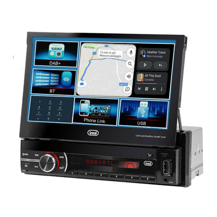 Auto Rádio FM 200W USB/SD/AUX/BT 6380DAB-Som e luz-Trevi-Music Stage