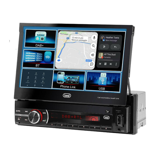 Auto Rádio FM 200W USB/SD/AUX/BT 6380DAB-Som e luz-Trevi-Music Stage