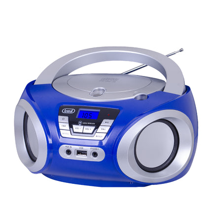 Rádio CD Portátil c/ USB - CMP 544 BT - Azul