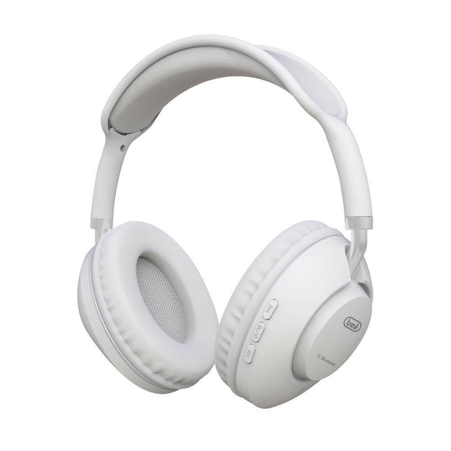 Auscultadores Bluetooth c/ Microfone - DJ 12E42 BT - Branco-Som e luz-Trevi-Music Stage