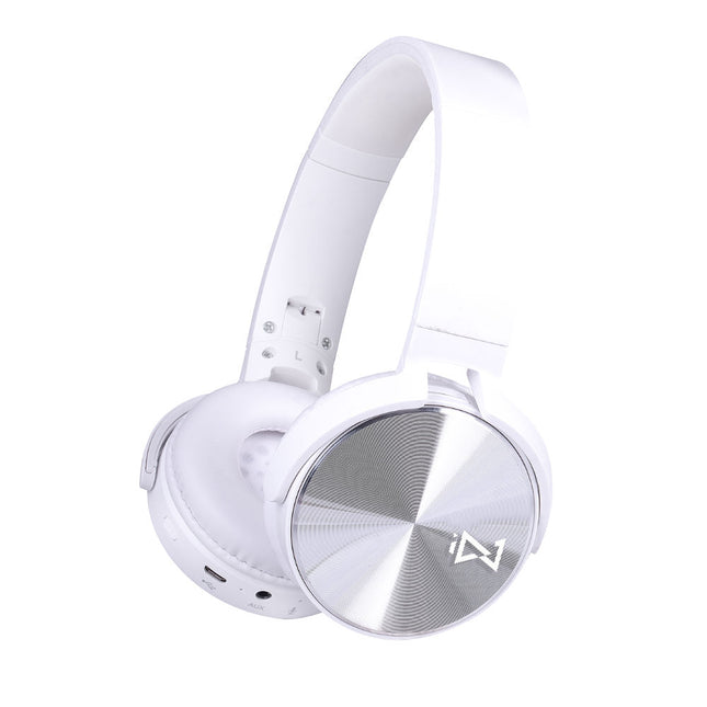 Auscultadores Bluetooth c/ Microfone - DJ 12E50 BT - Branco-Som e luz-Trevi-Music Stage