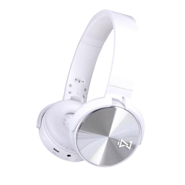 Auscultadores Bluetooth c/ Microfone - DJ 12E50 BT - Branco-Som e luz-Trevi-Music Stage