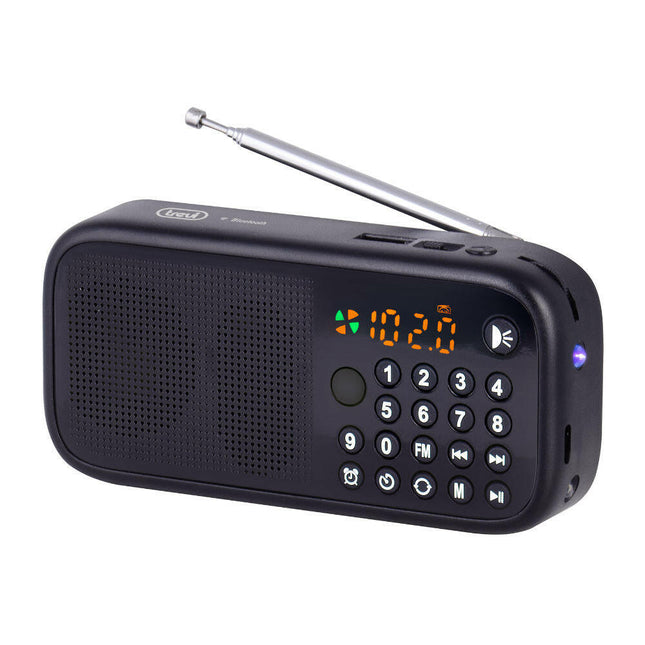 Rádio Portátil c/ Bluetooth MP3/SD - DR 7F40 BT - Preto-Pequenos Domesticos-Trevi-Music Stage
