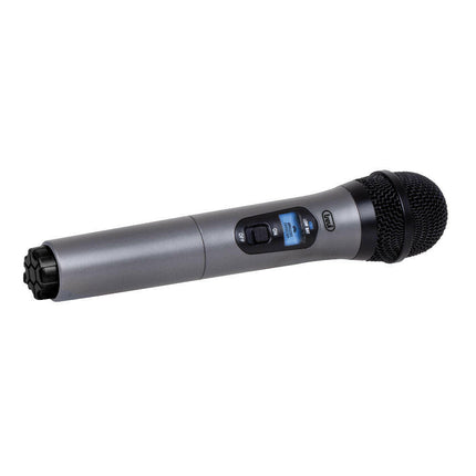 Microfone s/ Fios VHF c/ Receptor-Som e luz-Trevi-Music Stage