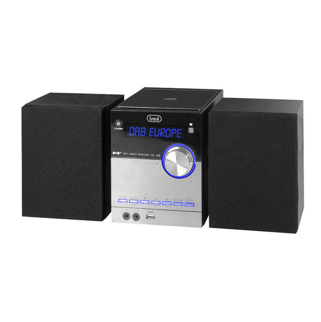 Aparelhagem Hi-Fi 30W c/ Leitor de CD/BT/USB/AUX - HCX 10D8-Pequenos Domesticos-Trevi-Music Stage