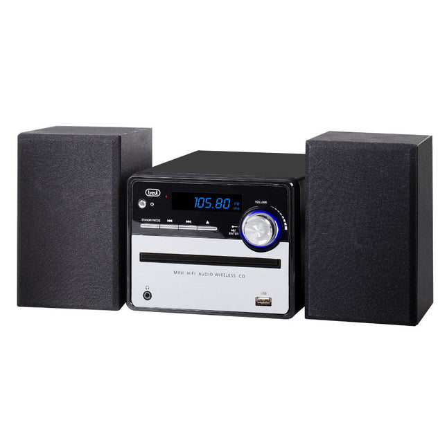 Aparelhagem Hi-Fi 20W c/ Leitor de CD/BT/USB/AUX - HCX 10F6-Pequenos Domesticos-Trevi-Music Stage