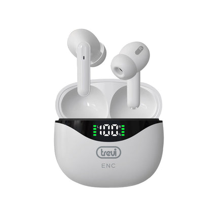 Auriculares Bluetooth c/ Display HMP 12E40 AIR - Branco-Som e luz-Trevi-Music Stage