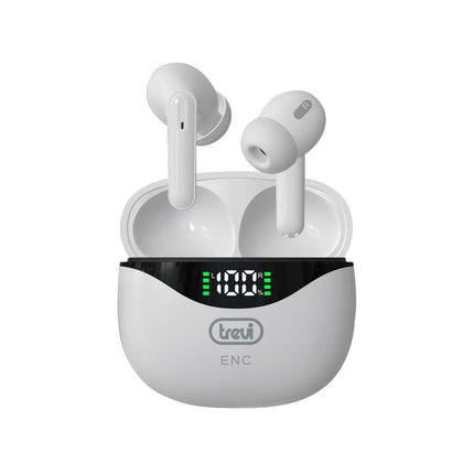 Auriculares Bluetooth c/ Display HMP 12E40 AIR - Branco-Som e luz-Trevi-Music Stage