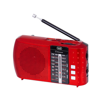 Rádio AM/FM Portátil c/ BT/USB/SD - RA 7F20 - Vermelho-Pequenos Domesticos-Trevi-Music Stage