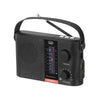 Rádio Solar AM/FM Portátil c/ BT/USB/SD - RA 7F25 - Preto.