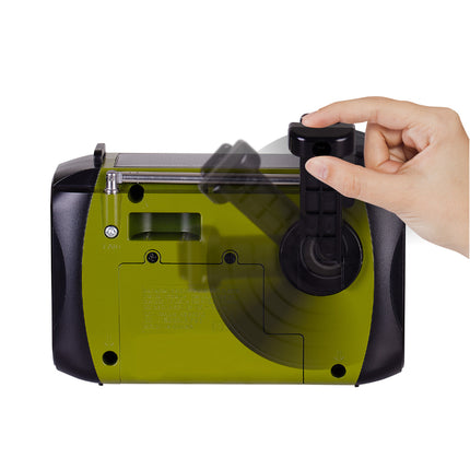 Rádio Solar c/ Dinamo FM Portátil c/ BT/USB/SD - RA 7F30 BT