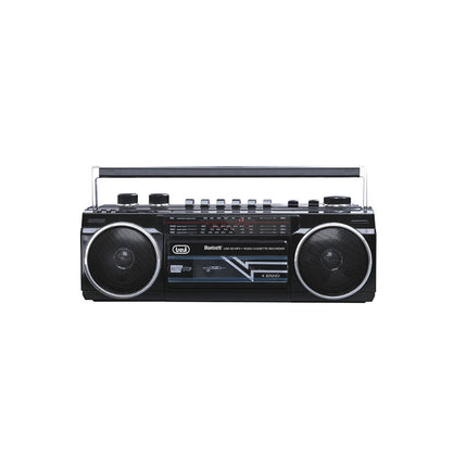 Rádio Gravador Portátil Cassete/USB/SD/BT - RR 501 - Preto-Pequenos Domesticos-Trevi-Music Stage