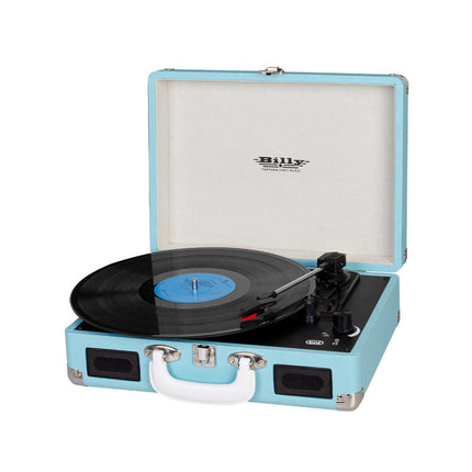 Gira-Discos Stereo Portátil Billy 3Wx2 - TT 1015 - Azul-Pequenos Domesticos-Trevi-Music Stage