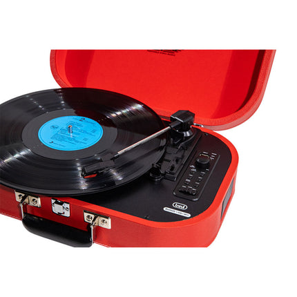 Gira-Discos Portátil c/ Bluetooth Sally - TT 1020 - Vermelho-Pequenos Domesticos-Trevi-Music Stage