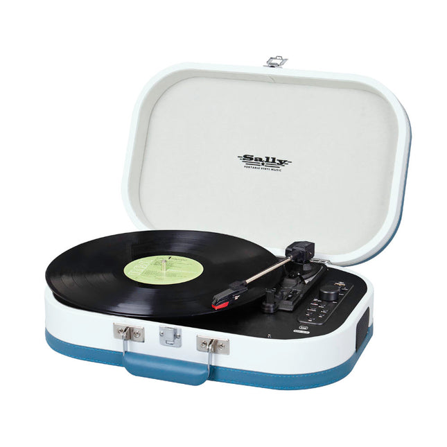 Gira-Discos Portátil c/ Bluetooth Sally - TT 1020 - Azul-Pequenos Domesticos-Trevi-Music Stage
