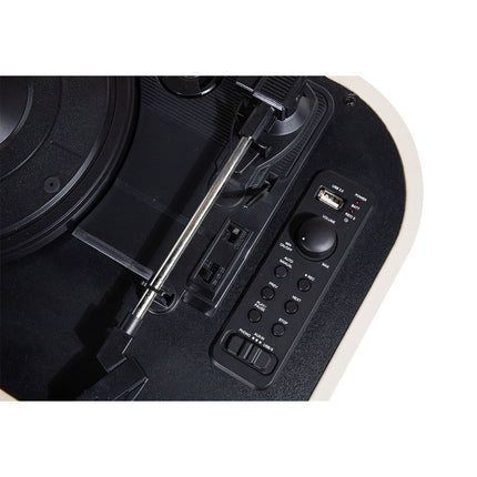 Gira-Discos Portátil c/ Bluetooth Sally - TT 1020 - Creme-Pequenos Domesticos-Trevi-Music Stage