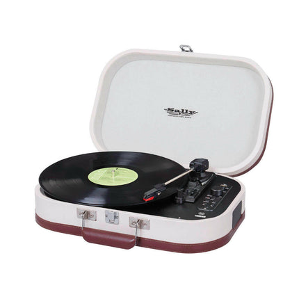 Gira-Discos Portátil c/ Bluetooth Sally - TT 1020 - Creme-Pequenos Domesticos-Trevi-Music Stage