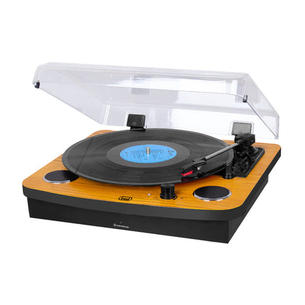 Gira-Discos Stereo c/ 6W - TT 1022 - Preto-Pequenos Domesticos-Trevi-Music Stage