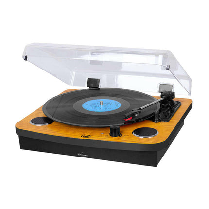 Gira-Discos Stereo c/ 6W - TT 1022 - Preto-Pequenos Domesticos-Trevi-Music Stage