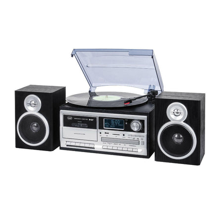 Gira-discos Stereo 25W Bluetooth USB/SD/AUX TT 1072 - Preto-Pequenos Domesticos-Trevi-Music Stage