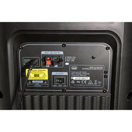 Coluna Bluetooth 200W USB/SD/AUX/TWS - XF 3400 PRO-Som e luz-Trevi-Music Stage