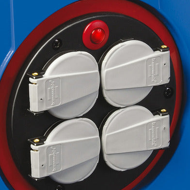 Enrolador de Cabo 4 Vias c/ Protecção e Sistema Bretec-25mt-Electricidade-Brennenstuhl-Music Stage