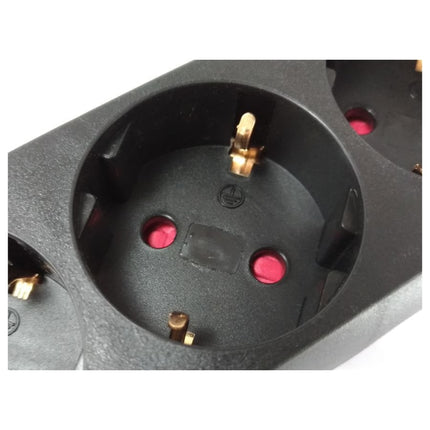 Extensão Eléctrica 4 Vias Schuko c/ Cabo IEC C14 1,1mt-Electricidade-SMI-Music Stage