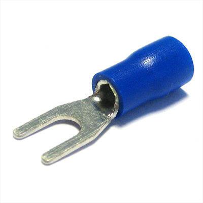 Terminal Forquilha Isolado Azul - Ø5,0mm - 2,5mm²-Electricidade-SMI-Music Stage