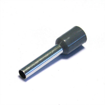 Terminal Ponteira Oca Cinza - 2,5mm²-Electricidade-SMI-Music Stage