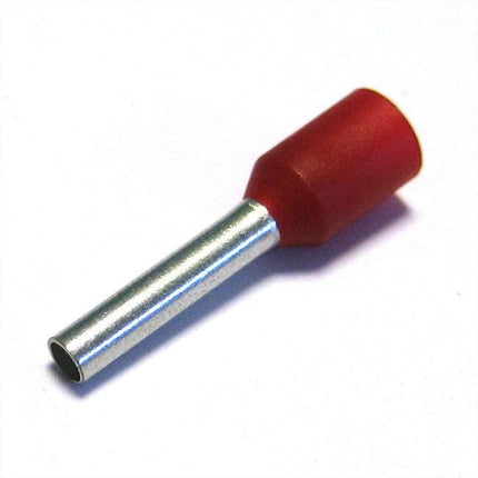 Terminal Ponteira Oca Vermelho - 1,0mm²-Electricidade-SMI-Music Stage