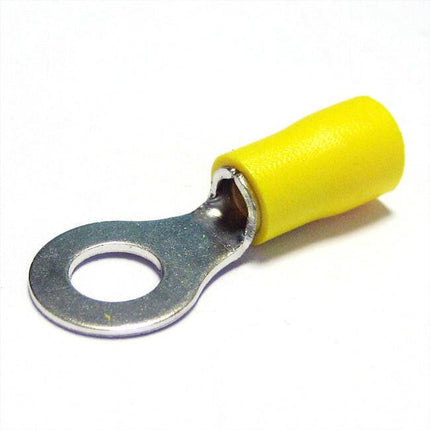 Terminal Redondo Isolado Amarelo - Ø6,0mm - 4,0mm²-Electricidade-SMI-Music Stage