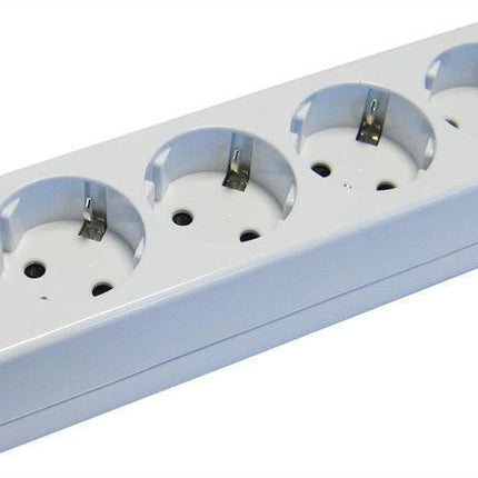 Tomada Eléctrica 4 Vias Schuko Branca p/ Cabo-Electricidade-SMI-Music Stage