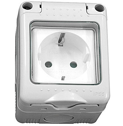 Tomada Eléctrica Simples Estanque - Exterior-Electricidade-SMI-Music Stage