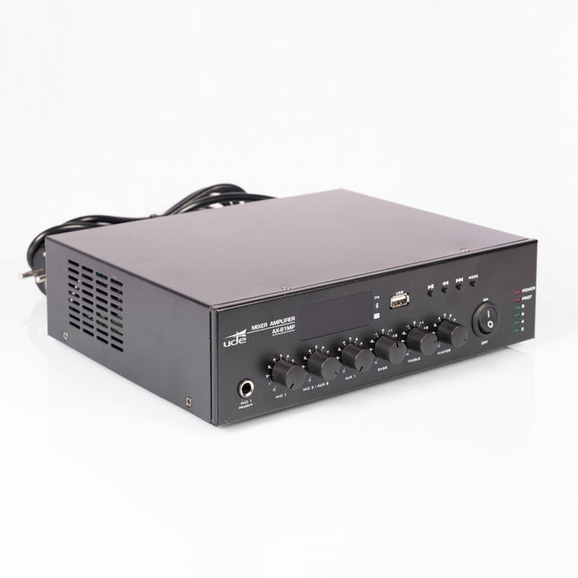 Amplificador Audio 100V 60W RMS USB/BT/FM-Som e luz-UDE-Music Stage