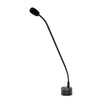 Microfone Gooseneck 36cm c/ Base - Preto