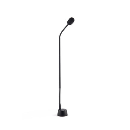 Microfone Gooseneck 46cm c/ Base – Preto