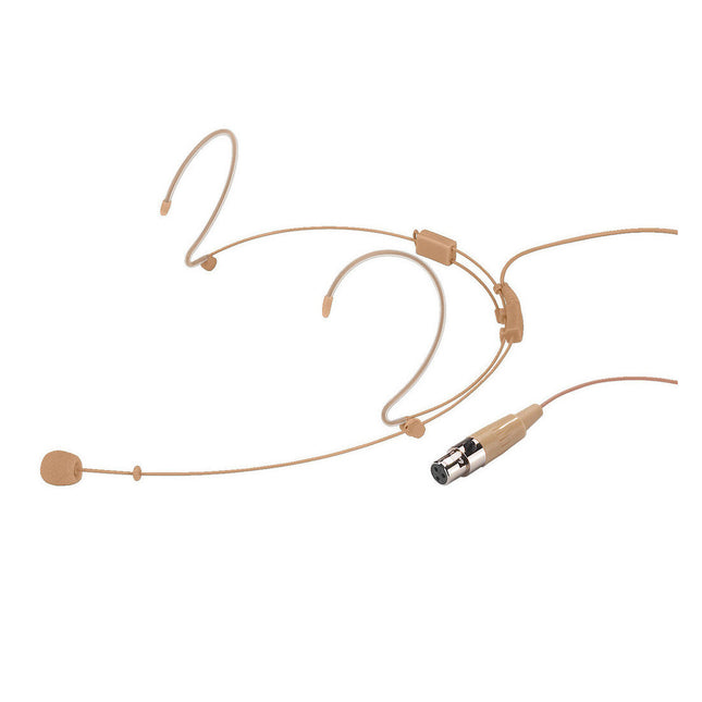 Microfone Cabeça Ficha Mini XLR - Creme