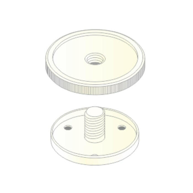 Suporte p/ Base Microfone - Branco-Som e luz-UDE-Music Stage