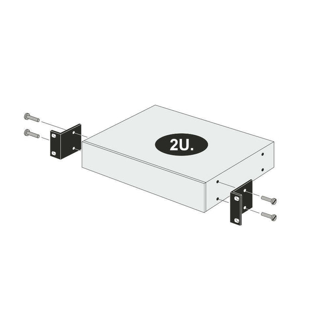 Adaptador de Rack 2U-Som e luz-UDE-Music Stage