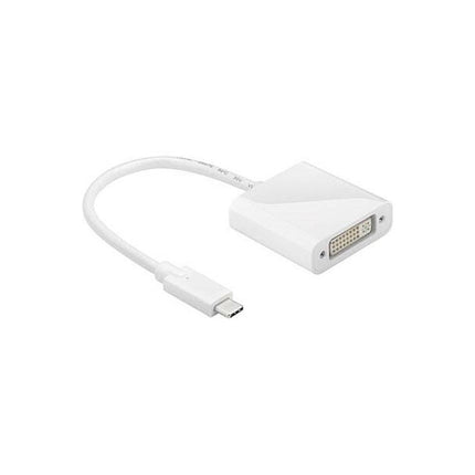 Adaptador USB-C Macho / DVI-I (24+5) Fêmea - 20cm-Fichas e cabos-SMI-Music Stage