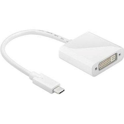 Adaptador USB-C Macho / DVI-I (24+5) Fêmea - 20cm