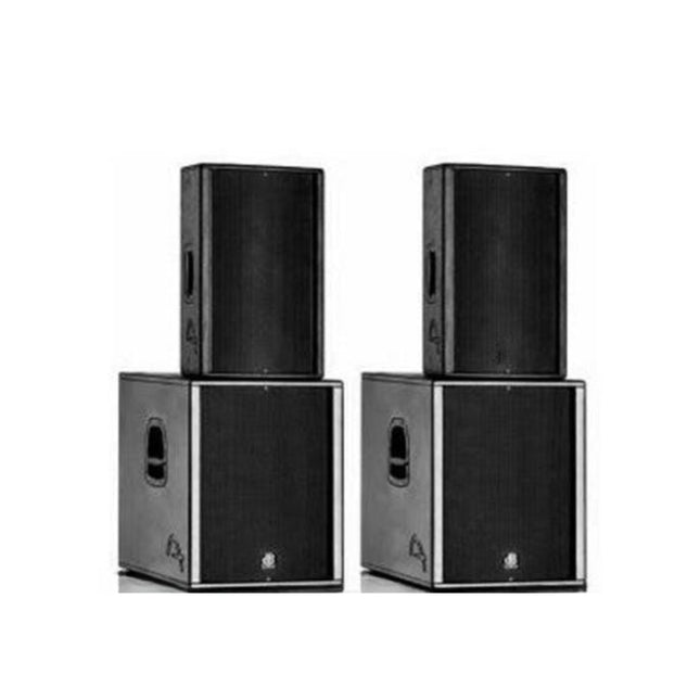 2 Tops (15Pol)+ 2 Subwoofer (18pol) - (200px) - Aluguer