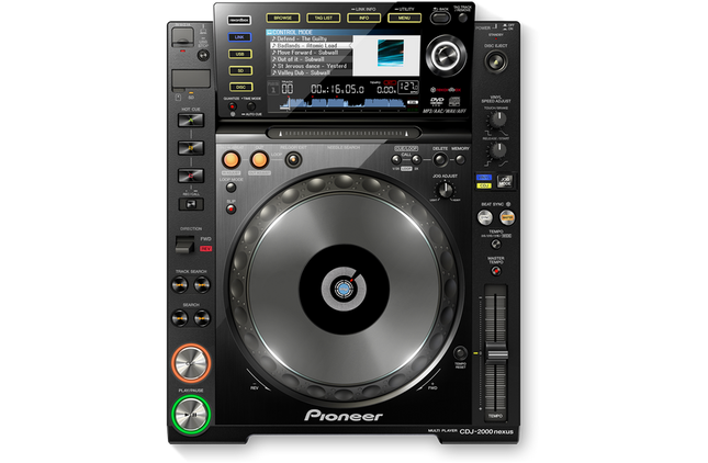 Aluguer Pioneer CDJ-2000 Nexus (Diário)-CDJ-Pioneer Dj-Music Stage