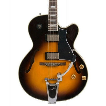 Cort YORKTOWN BV (BIGSBY) W/BAG-Guiterras Elétricas de Corpo Oco-Cort-Music Stage